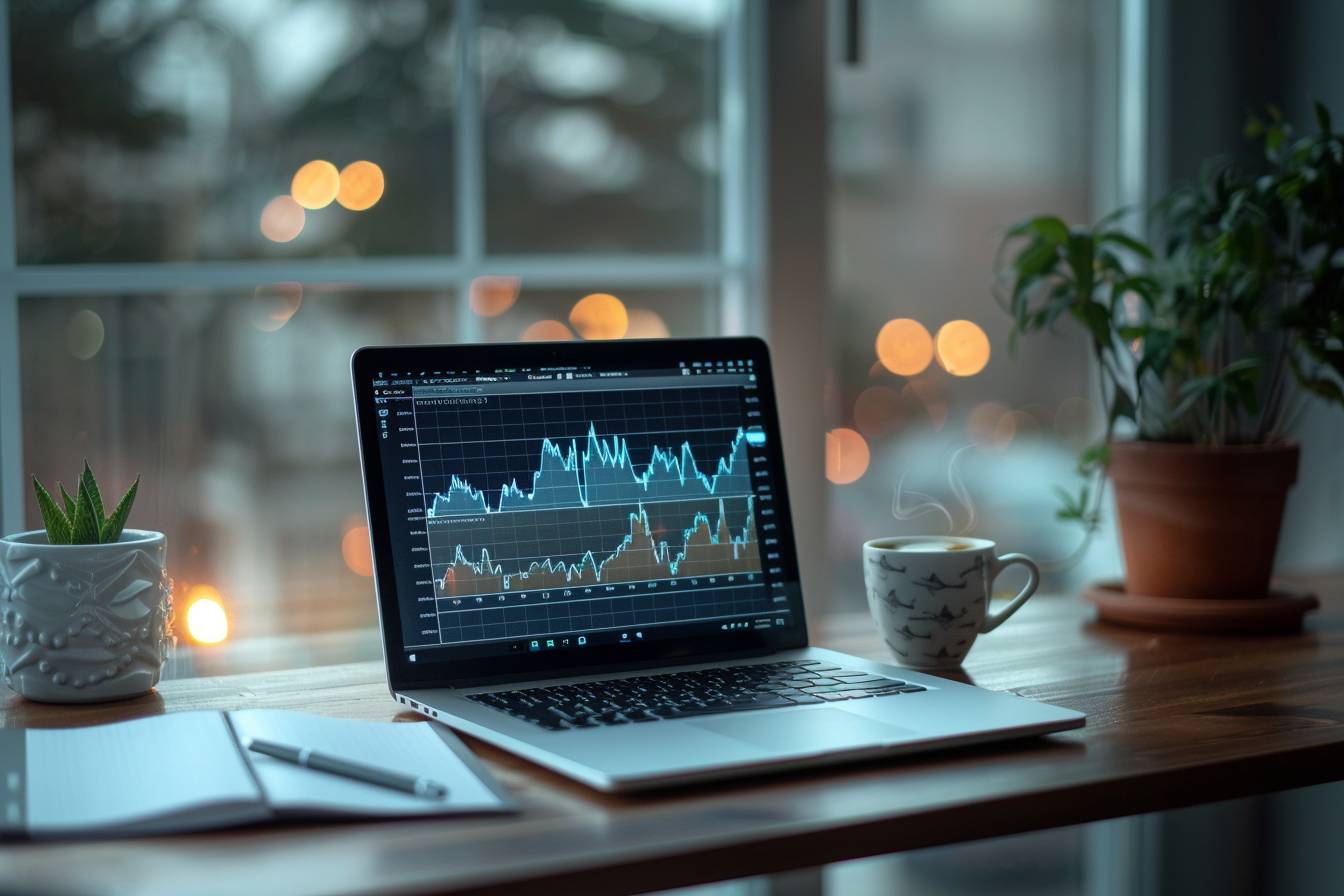 Stratégie de trading efficace sur un graphique dynamique  
Analyse des marchés financiers avec des indicateurs clés